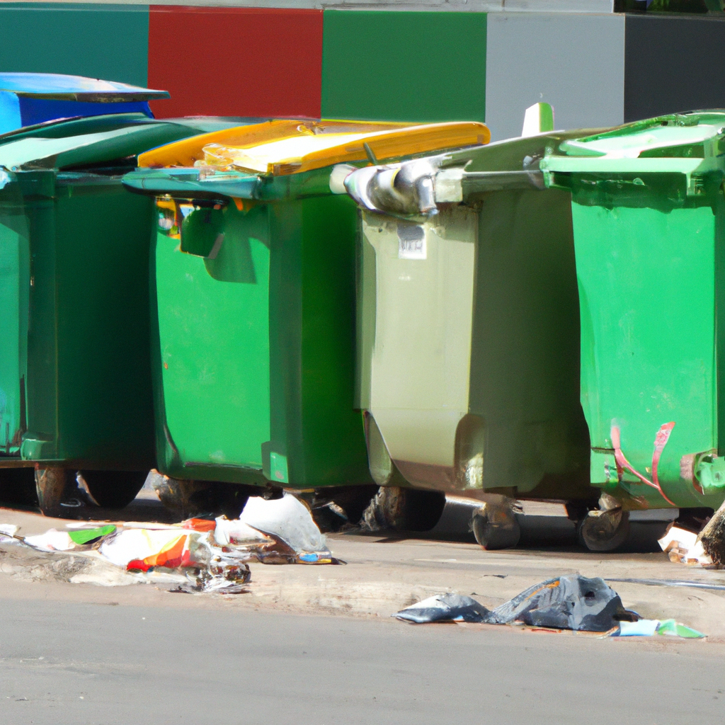 ¿Qué significan los colores de los contenedores de basura?